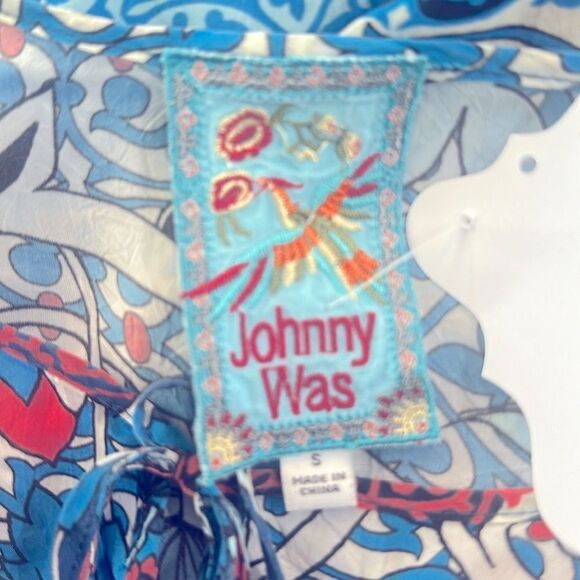 Johnny Was Blue Pattern Tunic/Dress Size Small - Picture 12 of 13